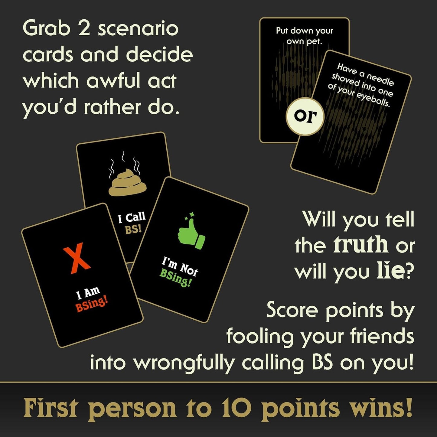 I Choose Death Card Game