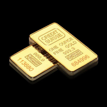 Credit Suisse Gold Bar - Unique serial number