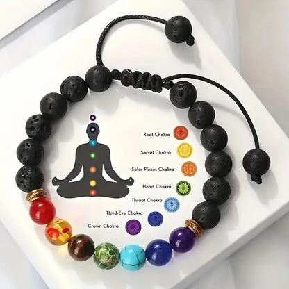 7 Chakra Life Tree Natural Stone Bracelets