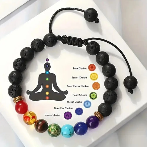 7 Chakra Life Tree Natural Stone Bracelets